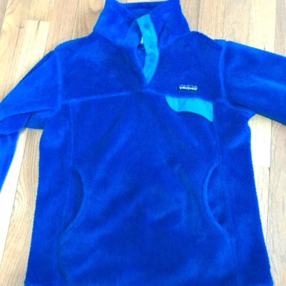 Blue Patagonia Re-Tool Snap-T Pullover